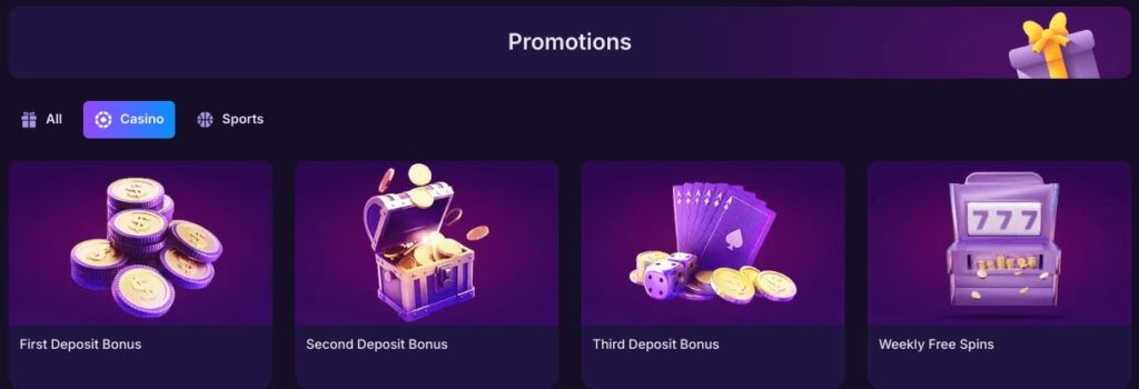 SpinBet sign up bonus