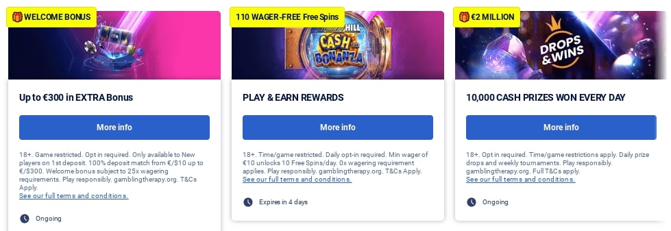 William Hill Casino Bonuses