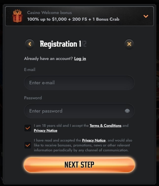 Gransino casino login