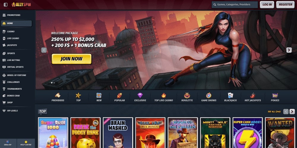 allyspin casino bonus